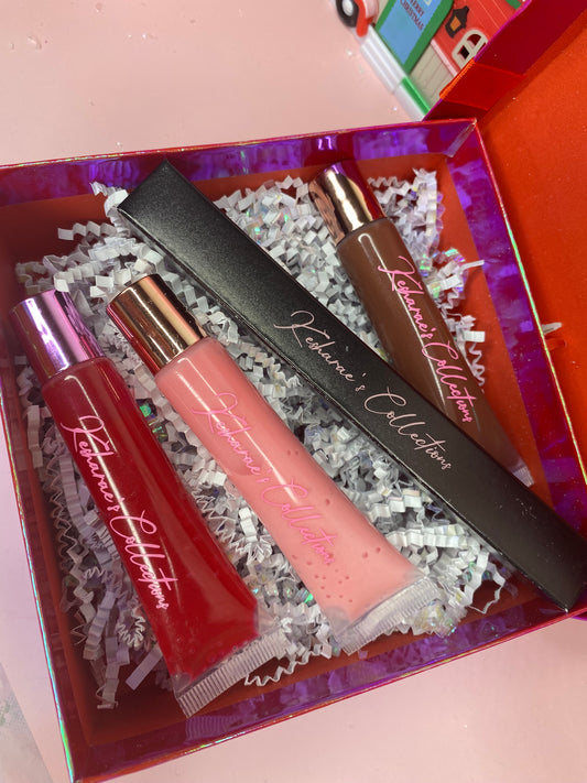 LIPGLOSS 3 SET W/ LIP LINER